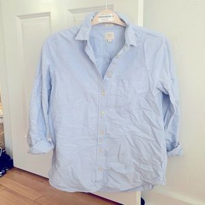 COPY - Blue j crew structured button down - size small